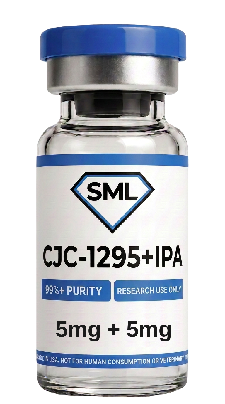 CJC-1295+IPA research peptide vial