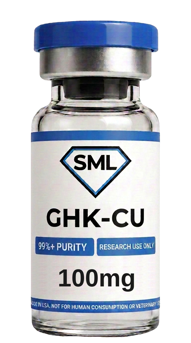 GHK-CU research peptide vial
