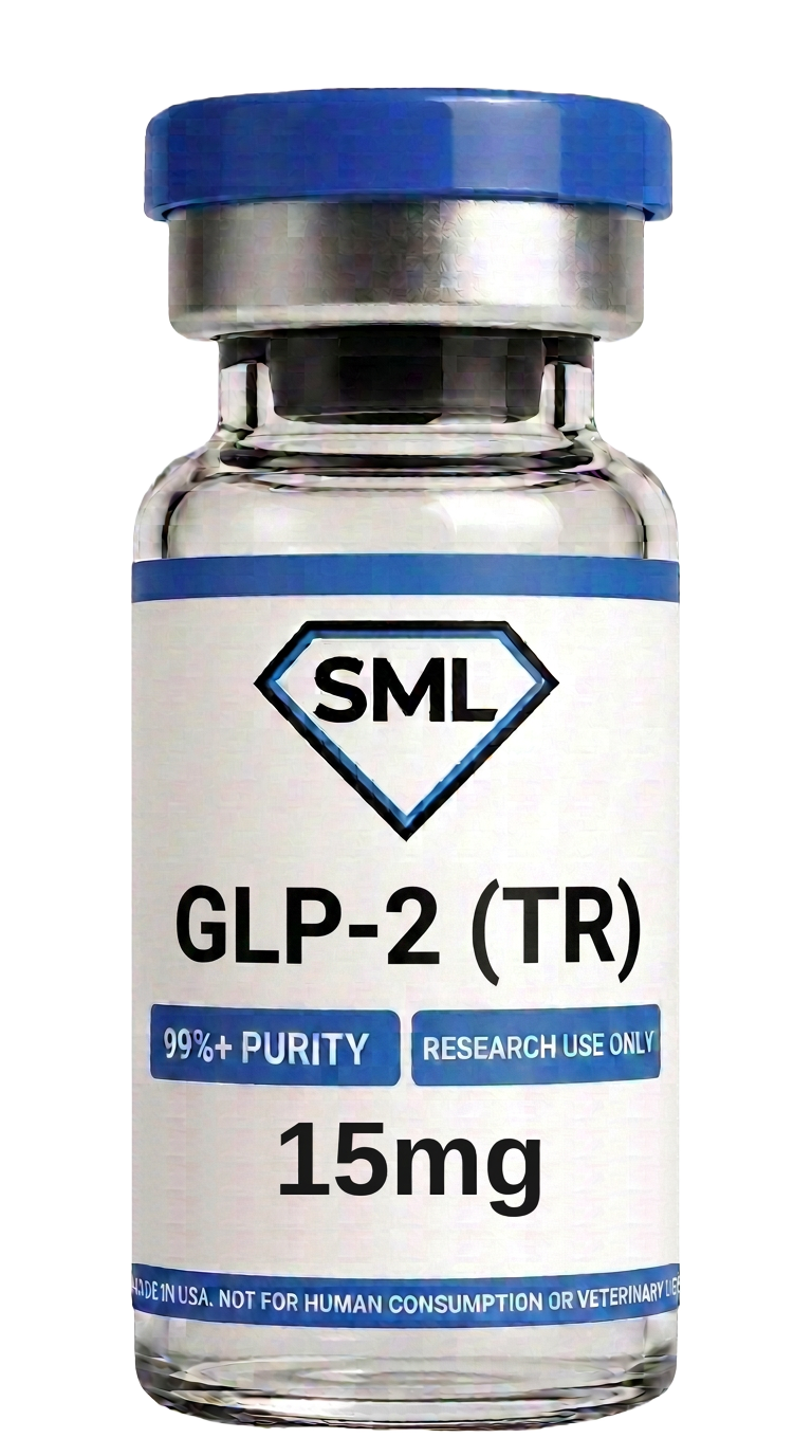 GLP-2 (TR) research peptide vial